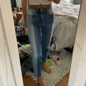 pacsun two toned jeans 22